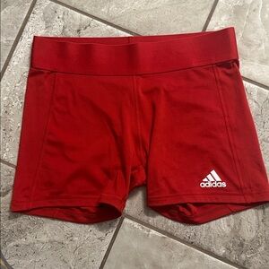 adidas Red Women's Bike Shorts